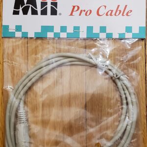 Mii Pro Cable 6 Feet at Keyboard Extension Cable, Din5 Male to DIN5 Female, 5 Conductor, Straight, 6 Foot Midi Cable