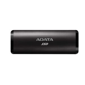adata se760 512gb superspeed usb 3.2 gen 2 usb-c up to 1000 mb/s external portable ssd black (ase760-512gu32g2-cbk)