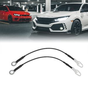 X AUTOHAUX Truck Tailgate Lift Support Cables for Ford for Ranger 1993-2001 2003 2004 2006 2007 2008 2 Pcs