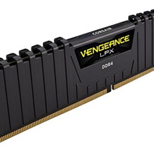 Corsair Vengeance LPX 32GB (2 X 16GB) DDR4 4000 (PC4-32000) C18 1.35V AMD Optimized Memory - Black