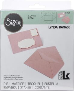 sizzix bigz die envelope mini by lynda kanase, multicolor