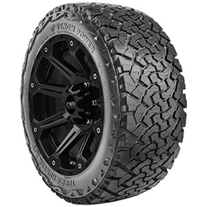 venom power terra hunter x/t xt all-terrain mud light truck radial tire-33x12.50r22lt 33x12.50x22 33x12.50-22 109r load range e lre 10-ply bsw black side wall