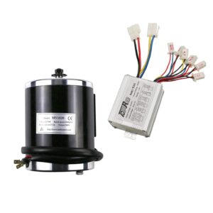 tdpro 24v 500w brushed speed motor and controller for electric scooter go kart bicycle e bike tricycle moped