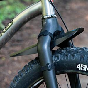 Portland Design Works Portland Desing Works | Mud Shovel 6.5 Fat Bike Fork Fender, Black Topo (373)