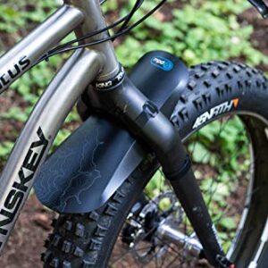 Portland Design Works Portland Desing Works | Mud Shovel 6.5 Fat Bike Fork Fender, Black Topo (373)