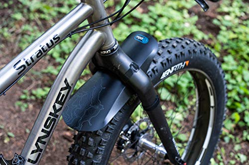 Portland Design Works Portland Desing Works | Mud Shovel 6.5 Fat Bike Fork Fender, Black Topo (373)