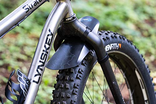 Portland Design Works Portland Desing Works | Mud Shovel 6.5 Fat Bike Fork Fender, Black Topo (373)