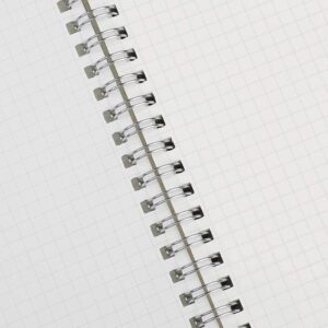 RETTACY Graph Paper Notebook 3-Pack - A5 Graph Grid Spiral Notebook with 160 Pages per Pack, Notebooks for School, Homework, Math, 100 GSM Premium Acid-Free Paper, Twin-Wire Binding, 5.7" × 8.22"