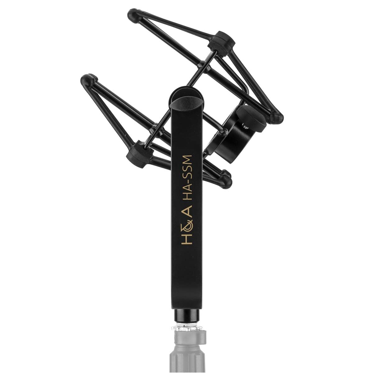 H&A Microphone Suspension Shockmount (Black Matte) for Electro-Voice RE20 / RE27N/D / RE320 Microphones