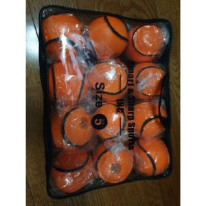 unbrand Hurling Wall Balls Sliotars Orange Color GAA Official Size 5 Balls (12 Sliotars). (Orange, Size 5)