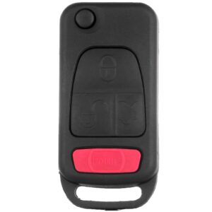 ROADFAR 4PCS Key Fob 1994 Fit for Mercedes-Benz C220 2.2L 1997-2002 Fit for Mercedes-Benz C230 L NCZMB1K,2107601306,267102334