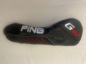 ping g410 3 hybrid headcover 19° tag black white and red