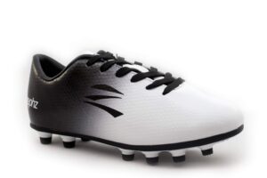 zephz wide traxx white/black soccer cleat adult 13