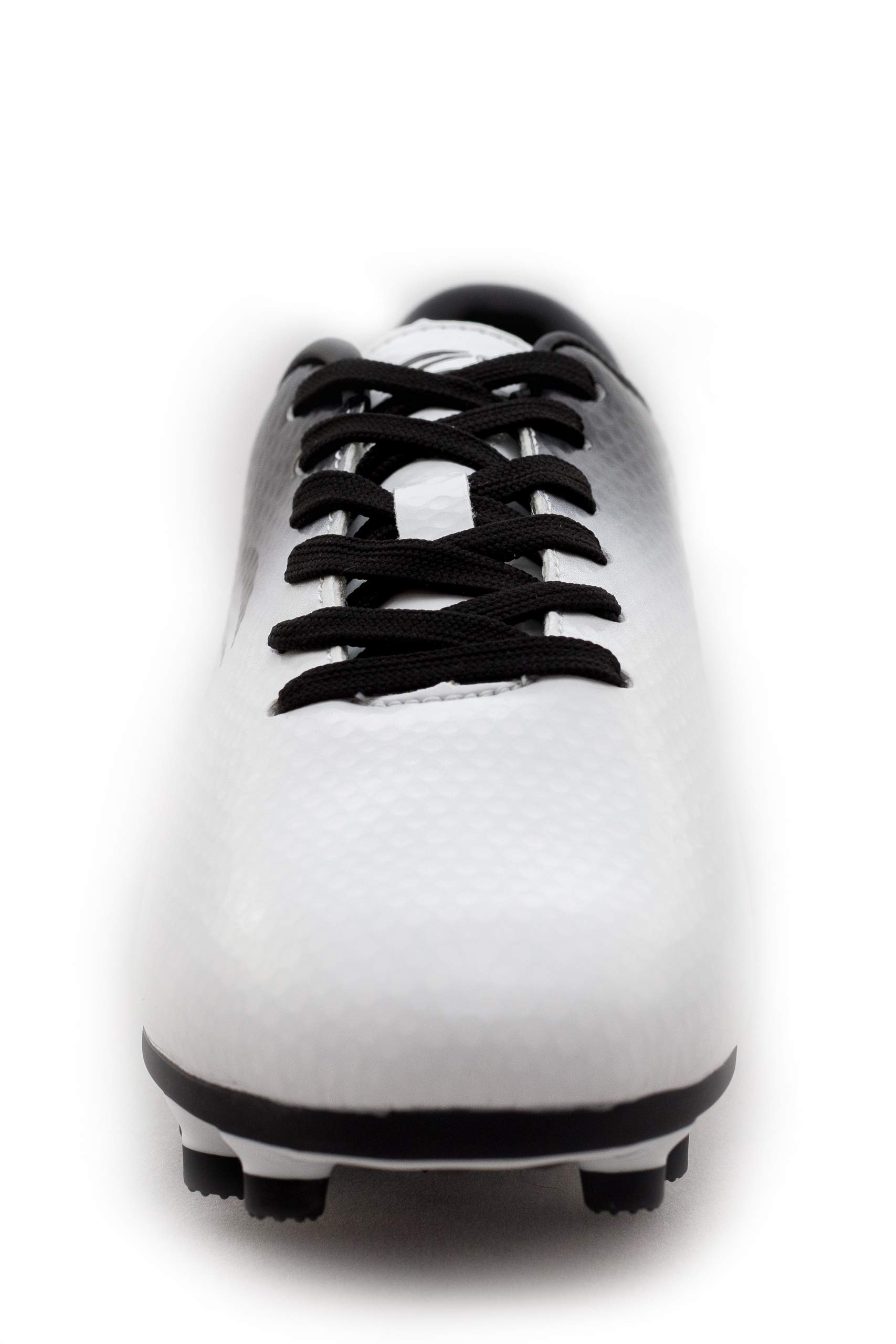 zephz Wide Traxx White/Black Soccer Cleat Adult 13