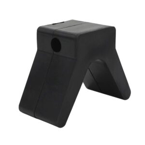 uanofcn 2" v-style boat trailer bow stop non marking polyurethane 1/2" mounting hole diameter