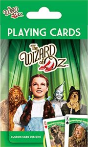 masterpieces family games - the wizard of oz playing cards - officially licensed playing card deck for adults, kids, and family