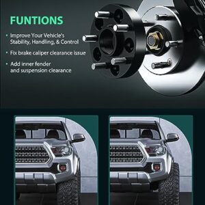 SCITOO 4X 8x170 2 inch Wheel Spacers 8x170mm 8 Lug 14x1.5 Studs 130mm Compatible with for F-250 for F-350 Super Duty