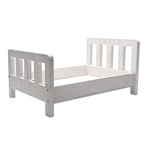 erthree baby photography bed baby photo props white wood doll bed detachable photo background for baby photo studio