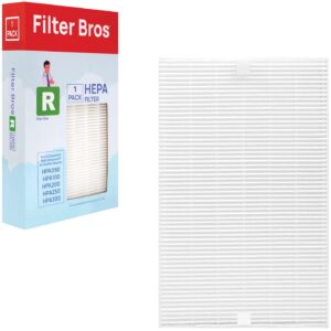 filter bros hrf-r1 hepa replacement filter r 1 pack fits honeywell hpa100 series