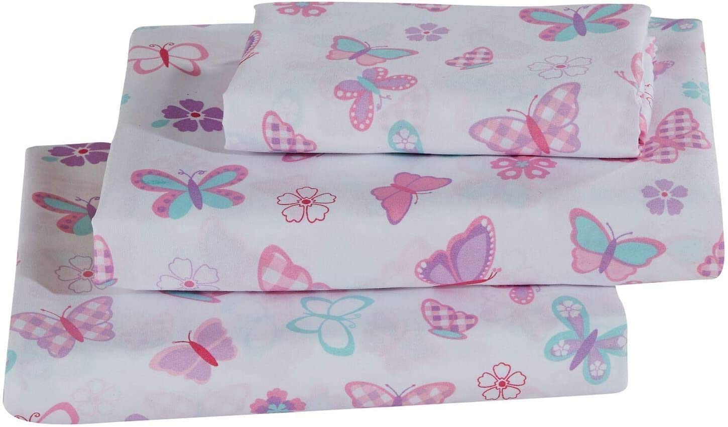 Home Collection Queen Size Comforter And Sheet Set Butterflies Birds Pink Blue Green New # Tree Butterfly