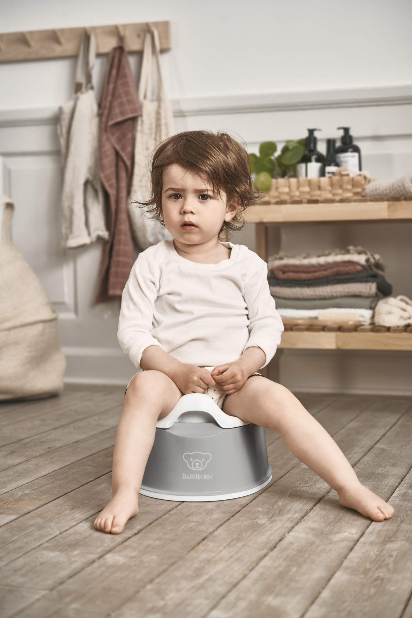 BabyBjörn Smart Potty, Gray/White