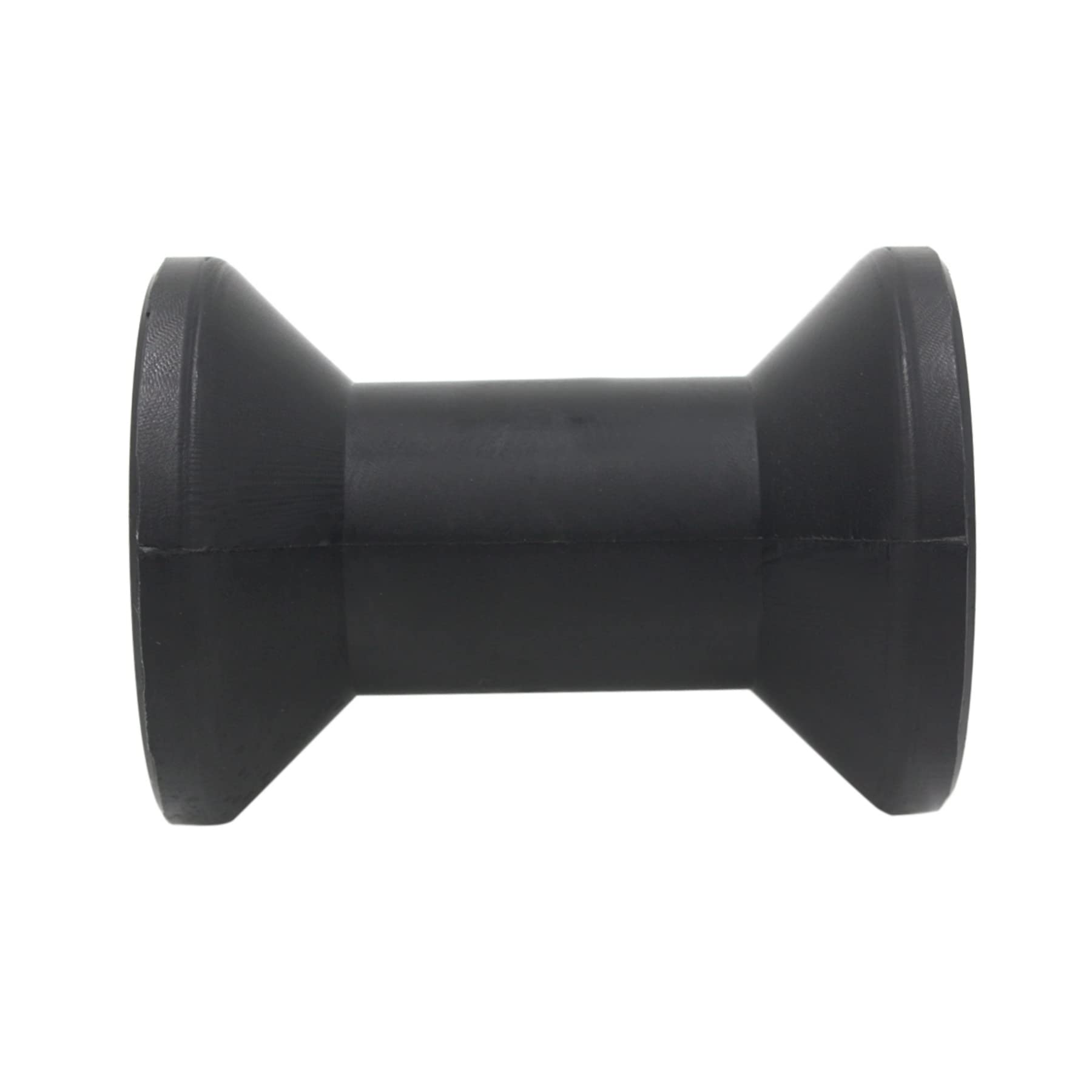 UANOFCN 4 Inch Width Boat Trailer Black Rubber Spool Roller - 5/8 Inch Hole