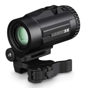 vortex optics micro 3x red dot sight magnifier with quick-release mount