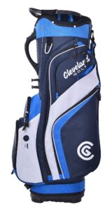 cleveland golf cart bag, navy/royal/white, large