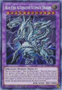 blue-eyes alternative ultimate dragon - tn19-en001 - prismatic secret rare - limited edition