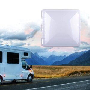 Swess RV Roof Vent Lid Cover for Jensen Metal Roof Vents Suitable for 13 * 13 Inch Motorhome Roof Vent Cover Camper Trailer