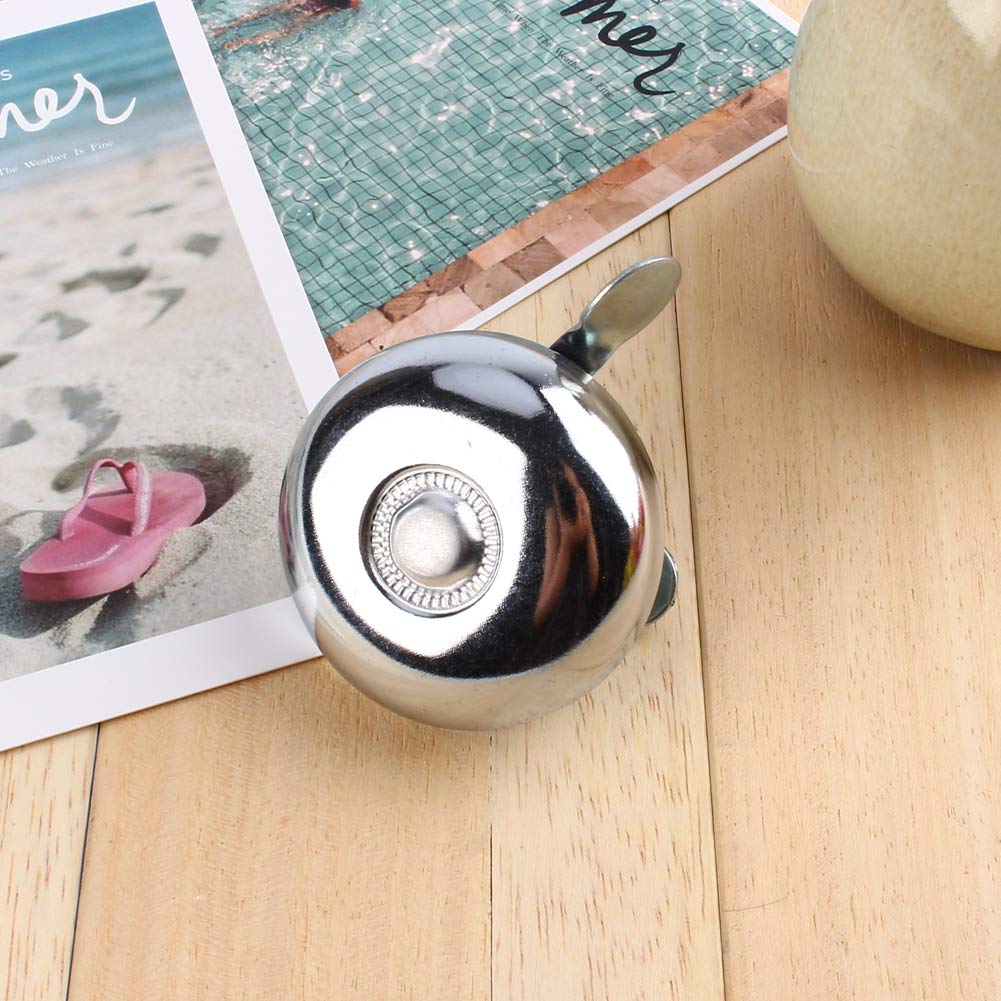 Classic Bike Bell Loud Crisp Clear Sound Bike Ring Bell Cycling Accessories for Adult Kids Girls Boys