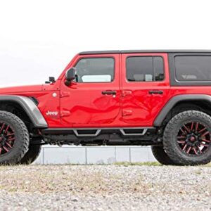 Rough Country XL2 Drop Steps for 2018-2022 Jeep Wrangler JL | 4-Door - 90769A