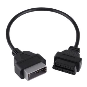 burappoi 14 pin to 16 pin obd2 adapter connector diagnostic cable for nissan female interface popular