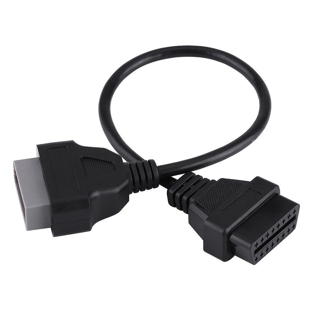 Burappoi 14 Pin to 16 Pin OBD2 Adapter Connector Diagnostic Cable for Nissan Female Interface Popular