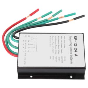 Wind Controller,12V/24V 300W/600W Waterproof Wind Turbine Generator Controller Regulator