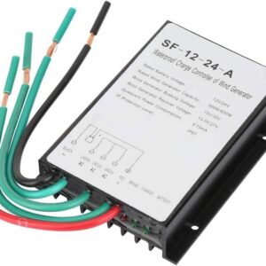 Wind Controller,12V/24V 300W/600W Waterproof Wind Turbine Generator Controller Regulator