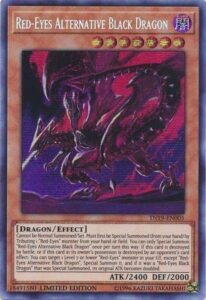 red-eyes alternative black dragon - tn19-en005 - prismatic secret rare - limited edition