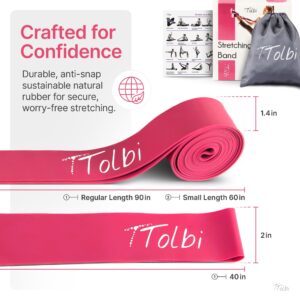 TTolbi Premium Dance Stretching Equipment: Stretch Bands for Dancers and Ballet Stretch Bands | Dance Stretch Band for Flexibility and Exercise | Dance Stuff | Gymnastics Equipment | Dancer Girls