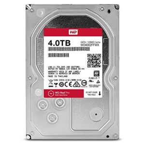 Western Digital Red Pro 4TB 3.5-Inch 7200rpm 64MB Cache NAS Hard Drive (WD4002FFWX) (Renewed)