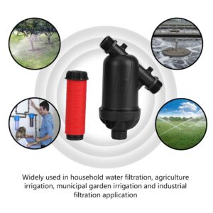 Disc Filter, 120 Mesh 130 Micron Level Disc Filter for Drip Irrigation Agriculture Garden Lawn Watering, for Household Water Filtration, Agriculture Irrigation