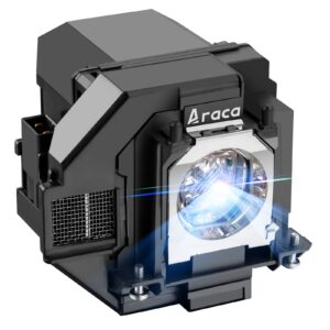 araca elplp95 /v13h010l95 projector lamp with housing for epson eb-2250u /2255u /2265u /5530u /2245u /2155w /5510 /powerlite 2250u /2255u /5535u /2155w /2265u /5510 /2245u /2065 replacement lamp