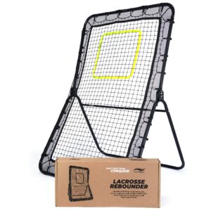 victorem lacrosse rebounder for backyard - 4x6 inches lacrosse bounce back net, volleyball rebounder, pitch back baseball rebounder fits for volleyball, tennis and softball training