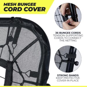 Victorem Lacrosse Rebounder for Backyard - 4x6 Inches Lacrosse Bounce Back Net, Volleyball Rebounder, Pitch Back Baseball Rebounder fits for Volleyball, Tennis and Softball Training