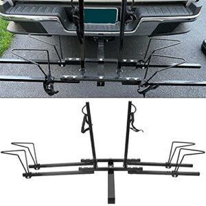 2 bike bicycle rack rear mount rack carrier hitch receiver 2'' for suv van truck