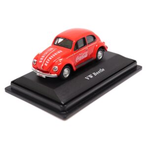 Motor city classics Coca-Cola Diecast Collectible | 1966 Volkswagen Beetle | 1:72 Diecast Scale Model 472005 | Officially Licensed Coca-Cola Diecast