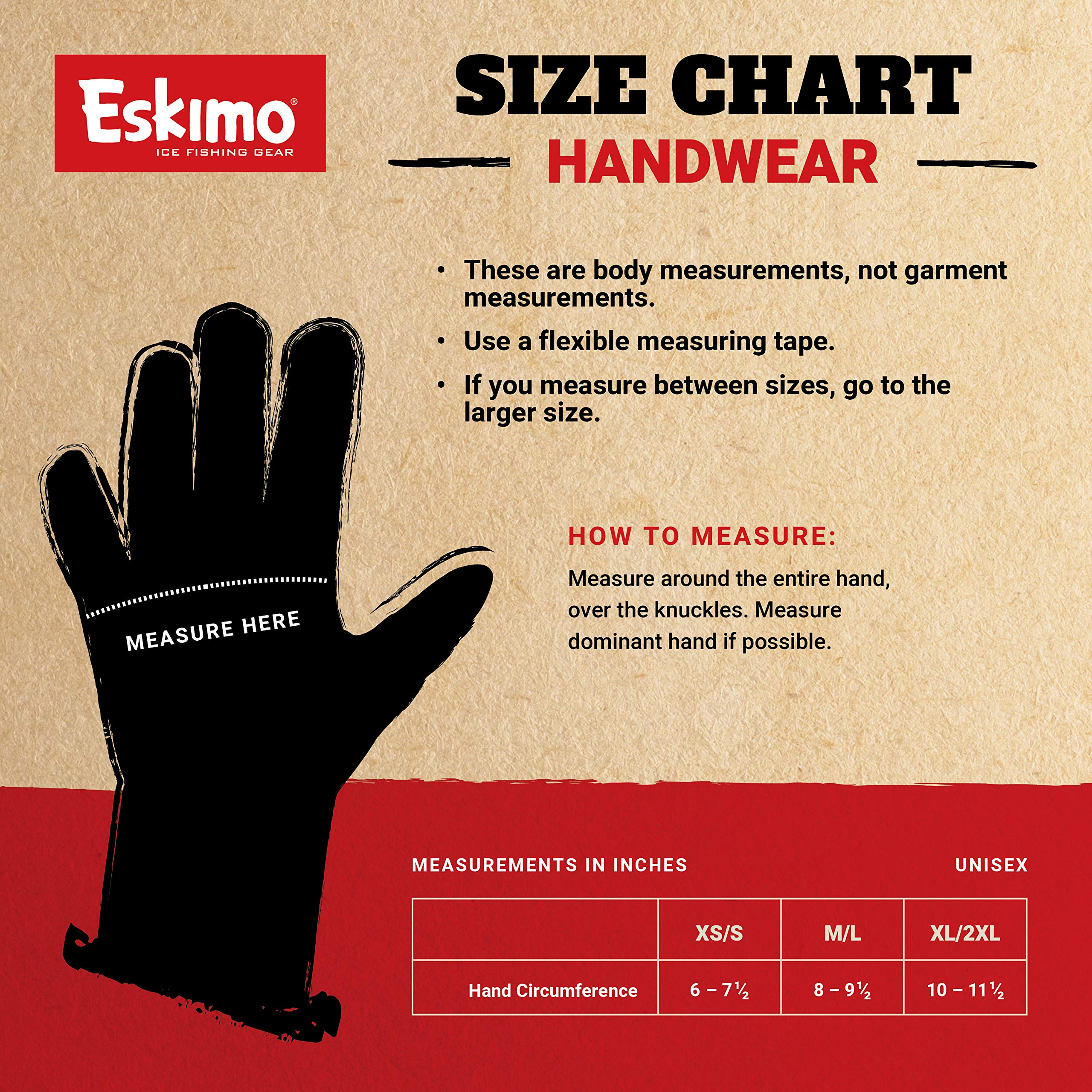 Eskimo Buffalo Chopper Mitt, Gray/Plaid, X-Large/XX-Large