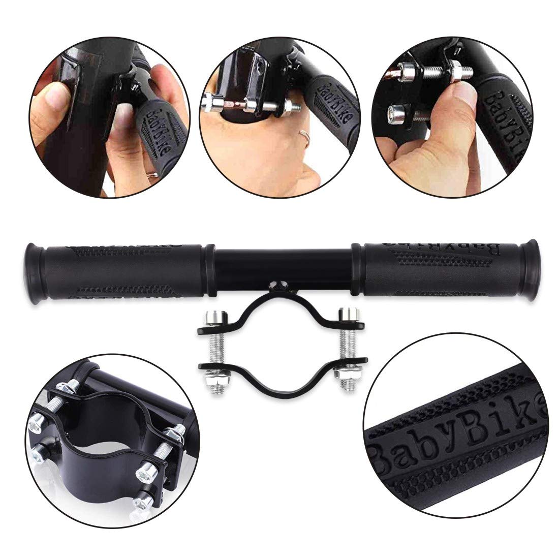 Yungeln Scooter Kids Handle Grip Bar Non-Slip Adjustable Child Safe Holder Kids Handrail Compatible for Xiaomi M365 / Pro 1S Scooter