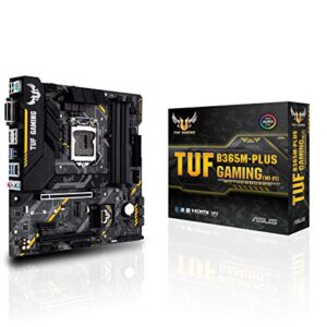 Asus TUF B365M-PLUS Gaming (Wi-Fi) LGA1151 (300 Series) DDR4 HDMI WiFi M.2 mATX Motherboard