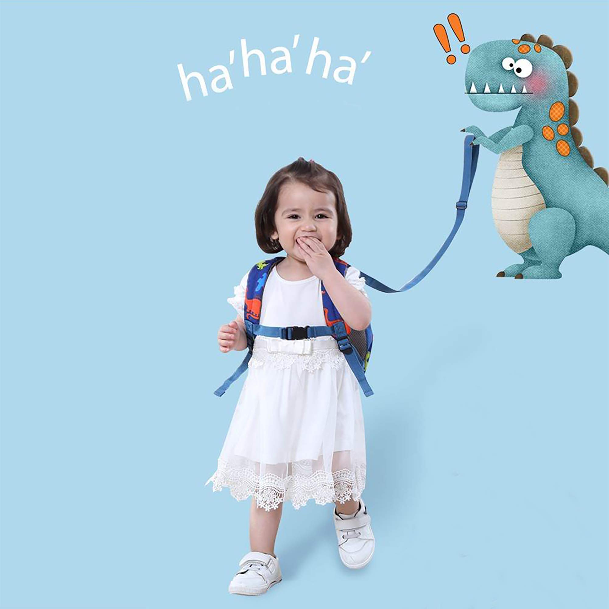 Dinosaur Safety Kids Leash Backpack with Harness Leash for Toddlers Boys Girls