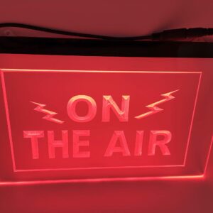 jxledsign On The Air Radio Record Podcasting Studio Displayr Led Light Sign